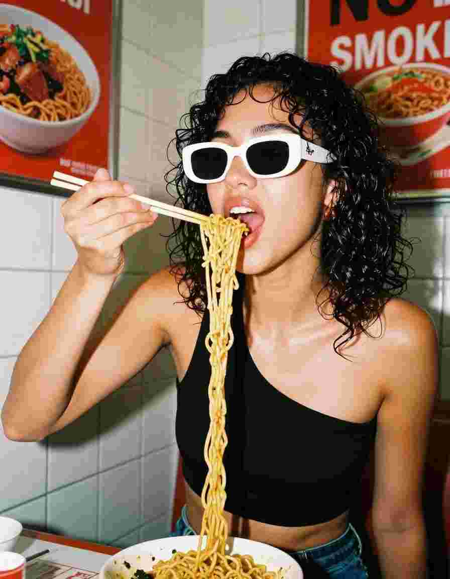Eating efecto visual IA, vista previa del primer cuadro