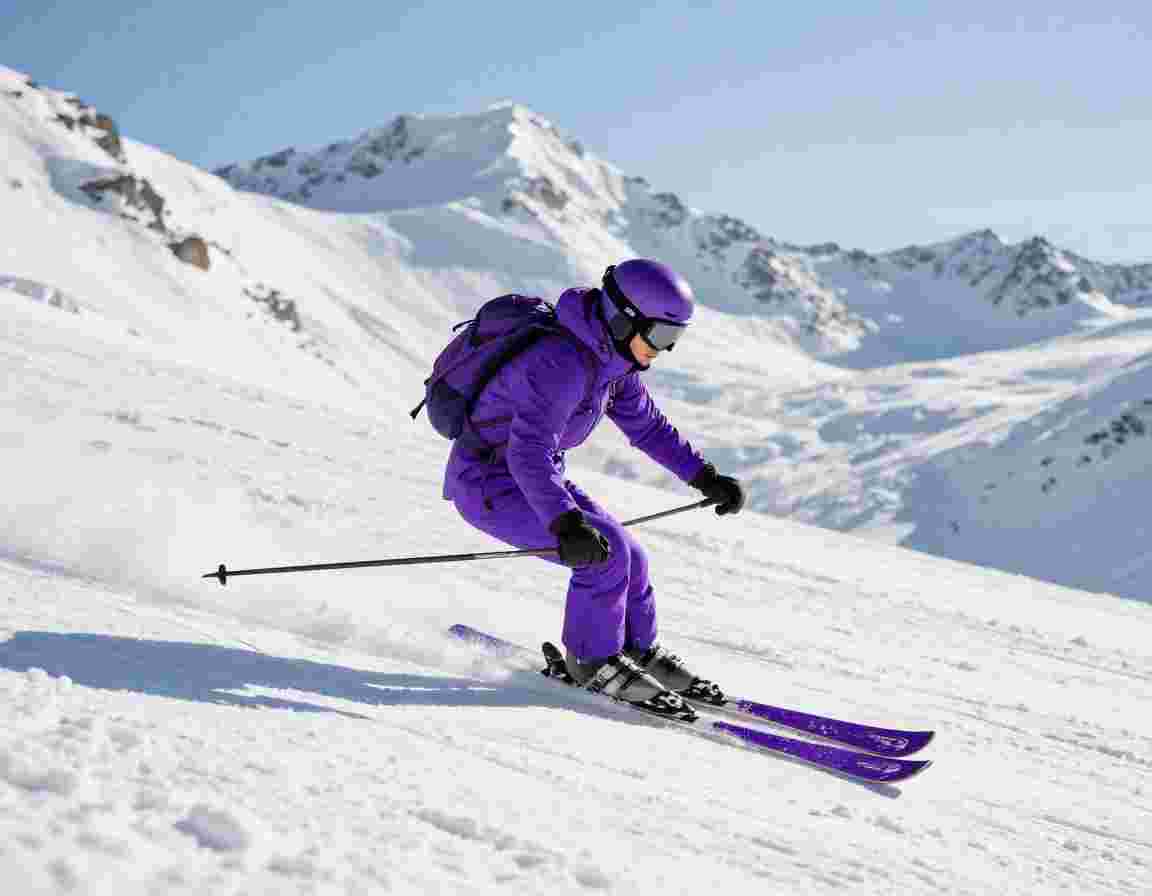 Ski Powder efecto visual IA, vista previa del primer cuadro
