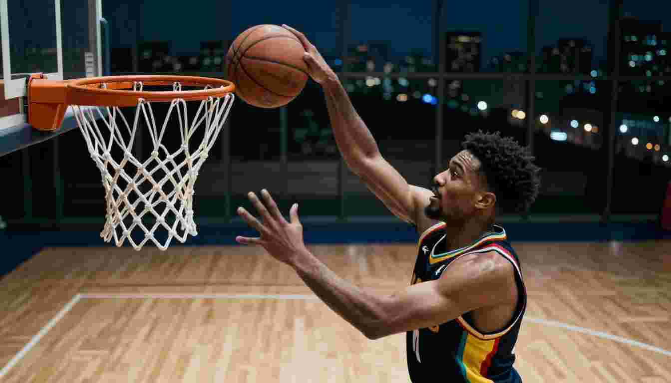 Basketball Dunks efecto visual IA, vista previa del primer cuadro