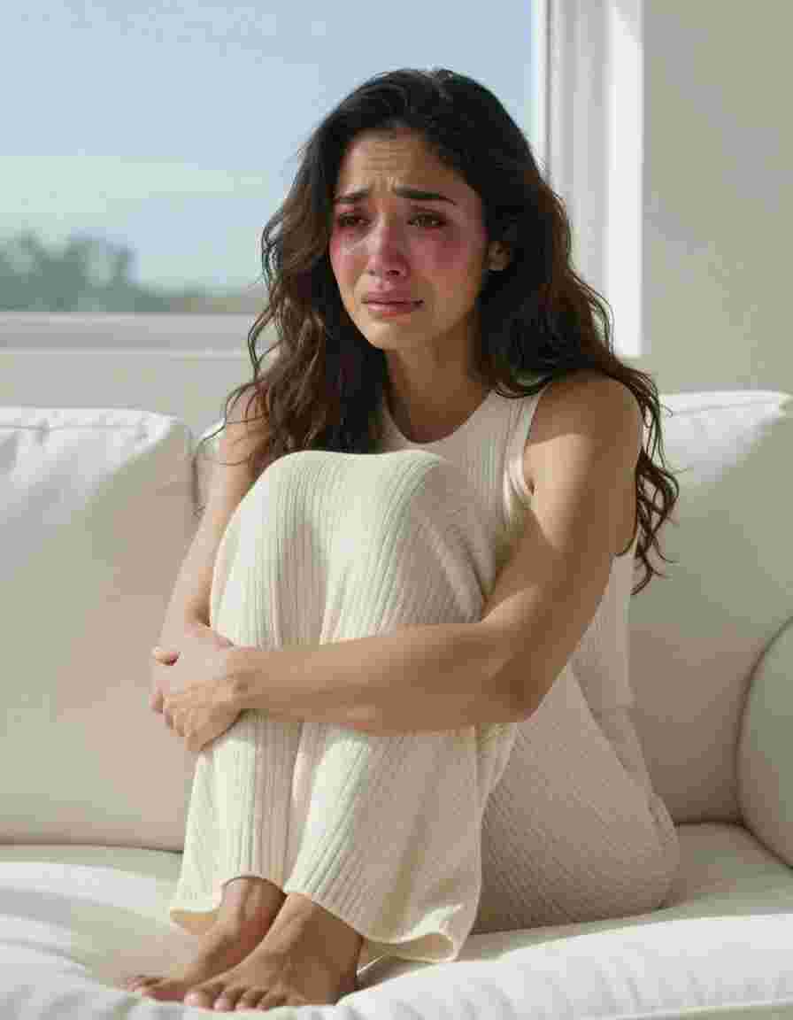 Crying efecto visual IA, vista previa del primer cuadro